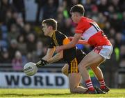 28 October 2018; Gavin White of Dr. Crokes in action against Brian O’Connor of Dingle during the Kerry County Senior Club Football Championship Final match between Dr Crokes and Dingle at Austin Stack Park in Tralee, Kerry. Photo by Brendan Moran/Sportsfile