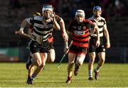 28 October 2018; Luke O'Farrell of Midleton in action against Philip Mahony and Mikey Mahony of Ballygunner during the AIB Munster GAA Hurling Senior Club Championship quarter-final match between Ballygunner and Midleton at Walsh Park in Waterford. Photo by Matt Browne/Sportsfile