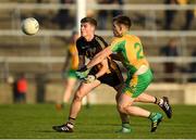 28 October 2018; Colin Murray of Mountbellew-Moylough in action against Cathal Silke of Corofin during the Galway County Senior Club Football Championship Final match between Mountbellew-Moylough and Corofin at Pearse Stadium, Galway. Photo by Harry Murphy/Sportsfile