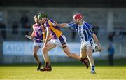 28 October 2018; Fergal Whitely of Kilmacud Crokes in action against Niall McMorrow of Ballyboden St Enda's during the Dublin County Senior Club Hurling Championship Final Replay match between Kilmacud Crokes and Ballyboden St Enda's at Parnell Park, Dublin. Photo by Daire Brennan/Sportsfile
