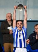 28 October 2018; Ballyboden St Enda's captain Simon Lambert lifts the cup after the Dublin County Senior Club Hurling Championship Final Replay match between Kilmacud Crokes and Ballyboden St Enda's, at Parnell Park, Dublin. Photo by Daire Brennan/Sportsfile