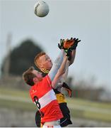 28 October 2018; Johnny Buckley of Dr. Crokes competes with Billy O’Connor of Dingle during the Kerry County Senior Club Football Championship Final match between Dr Crokes and Dingle at Austin Stack Park in Tralee, Kerry. Photo by Brendan Moran/Sportsfile