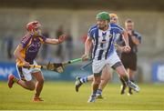 28 October 2018; Paul Doherty of Ballyboden St Enda's in action against Lorcán McMullan of Kilmacud Crokes during the Dublin County Senior Club Hurling Championship Final Replay match between Kilmacud Crokes and Ballyboden St Enda's, at Parnell Park, Dublin. Photo by Daire Brennan/Sportsfile