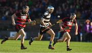 28 October 2018; Luke O'Farrell of Midleton in action against Philip Mahony and Ian Kenny of Ballygunner during the AIB Munster GAA Hurling Senior Club Championship quarter-final match between Ballygunner and Midleton at Walsh Park, Waterford. Photo by Matt Browne/Sportsfile