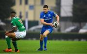 27 October 2018; Ross Byrne of Leinster in action against Monty Loane of Benetton Rugby during the Guinness PRO14 Round 7 match between Benetton and Leinster at Stadio Comunale Di Monigo in Treviso, Italy. Photo by Sam Barnes/Sportsfile