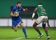 27 October 2018; Robbie Henshaw of Leinster is in action against Ratuva Tavuyara of Benetton Rugby during the Guinness PRO14 Round 7 match between Benetton and Leinster at Stadio Comunale Di Monigo in Treviso, Italy. Photo by Sam Barnes/Sportsfile