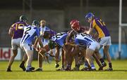 28 October 2018; Players from both sides battle for the ball during the Dublin County Senior Club Hurling Championship Final Replay match between Kilmacud Crokes and Ballyboden St Enda's, at Parnell Park, Dublin. Photo by Daire Brennan/Sportsfile