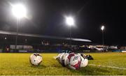 29 October 2018; A general view of footballs prior to the SSE Airtricity League Promotion / Relegation Play-off Final 1st leg match between Finn Harps and Limerick FC at Finn Park in Ballybofey Donegal. Photo by Oliver McVeigh/Sportsfile