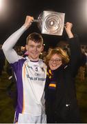 29 October 2018; Cian O'Connor of Kilmacud Crokes celebrates with his mother Karen after the Dublin County Senior Club Football Championship Final match between St Jude's and Kilmacud Crokes at Parnell Park in Dublin. Photo by Daire Brennan/Sportsfile