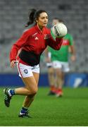 23 October 2018; Lauren Guilfoyle, broadcaster, during the Charity Croke Park Challenge 2018 Self Help Africa match between Cork and Mayo at Croke Park in Dublin. Photo by Piaras Ó Mídheach/Sportsfile