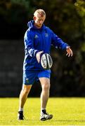 30 October 2018; Head coach Leo Cullen during Leinster Rugby squad training at UCD in Dublin. Photo by Ramsey Cardy/Sportsfile