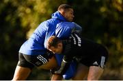 30 October 2018; Adam Byrne, left, and Rory O'Loughlin during Leinster Rugby squad training at UCD in Dublin. Photo by Ramsey Cardy/Sportsfile