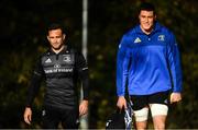 30 October 2018; Dave Kearney, left, and Ian Nagle during Leinster Rugby squad training at UCD in Dublin. Photo by Ramsey Cardy/Sportsfile