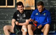 30 October 2018; Michael Silvester, right, and Hugh O'Sullivan during Leinster Rugby squad training at UCD in Dublin. Photo by Ramsey Cardy/Sportsfile
