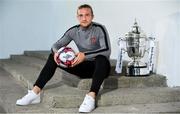 30 October 2018; John Mountney poses for a portrait during the Dundalk Media Day ahead of the Irish Daily Mail FAI Cup Final match between Dundalk and Cork at Oriel Park in Dundalk, Louth. Photo by Sam Barnes/Sportsfile