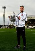 30 October 2018; Dane Massey poses for a portrait during the Dundalk Media Day ahead of the Irish Daily Mail FAI Cup Final match between Dundalk and Cork at Oriel Park in Dundalk, Louth. Photo by Sam Barnes/Sportsfile