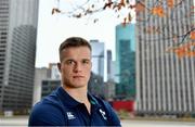 30 October 2018; Josh van der Flier poses for a portrait after an Ireland Rugby Press Conference at the Hyatt Regency in Chicago, USA. Photo by Brendan Moran/Sportsfile