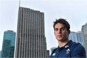 30 October 2018; Joey Carbery poses for a portrait after an Ireland Rugby Press Conference at the Hyatt Regency in Chicago, USA. Photo by Brendan Moran/Sportsfile
