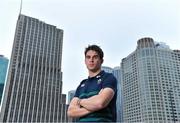 30 October 2018; Joey Carbery poses for a portrait after an Ireland Rugby Press Conference at the Hyatt Regency in Chicago, USA. Photo by Brendan Moran/Sportsfile