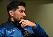 30 October 2018; Ian McKinley during an Italy Rugby Press Conference at the Palmer House Hilton in Chicago, USA. Photo by Brendan Moran/Sportsfile