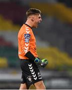 30 October 2018; Sean Bohan of Bohemians celebrates his side's first goal during the SSE Airtricity U19 League Final match between Shamrock Rovers and Bohemians at Tallaght Stadium in Dublin. Photo by Harry Murphy/Sportsfile