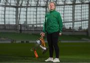 31 October 2018; Amber Barrett of Peamount United during a Continental Tyres FAI Women's Cup Final Media Day at the Aviva Stadium in Dublin. Photo by Eóin Noonan/Sportsfile