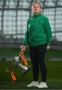 31 October 2018; Amber Barrett of Peamount United during a Continental Tyres FAI Women's Cup Final Media Day at the Aviva Stadium in Dublin. Photo by Eóin Noonan/Sportsfile
