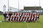 31 October 2018; The Midlands Area squad before the U18s 2nd Round Shane Horgan Cup match between South East Area and Midlands Area at IT Carlow in Carlow. Photo by Matt Browne/Sportsfile