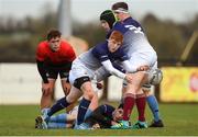 31 October 2018; Thady McKeever of Metropolitan Area during the U18s 2nd Round Shane Horgan Cup match between North East Area and Metropolitan Area at Ashbourne RFC in Ashbourne, Co Meath. Photo by Piaras Ó Mídheach/Sportsfile