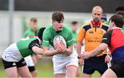 31 October 2018; Jet Leonard of South East Area during the U16s 2nd Round Shane Horgan Cup match between South East Area and Midlands Area at IT Carlow in Carlow. Photo by Matt Browne/Sportsfile
