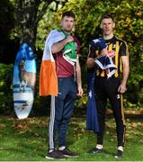 1 November 2018; Pádraic Mannion of Galway and Cillian Buckley of Kilkenny in attendance at an event to mark the departure of the Kilkenny and Galway teams, who fly to Australia to take part in a match for the Wild Geese Trophy as part of the Sydney Irish Fest on November 10/11, at the Australian Embassy in Dublin. Photo by Harry Murphy/Sportsfile