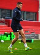 1 November 2018; Jacob Stockdale during Ireland rugby squad training session at Toyota Park in Chicago, USA. Photo by Brendan Moran/Sportsfile