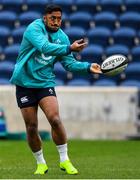 1 November 2018; Bundee Aki during Ireland rugby squad training session at Toyota Park in Chicago, USA. Photo by Brendan Moran/Sportsfile