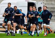 1 November 2018; The Ireland squad during rugby squad training session at Toyota Park in Chicago, USA. Photo by Brendan Moran/Sportsfile