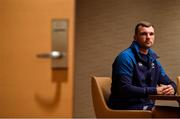 1 November 2018; Tadhg Beirne poses for a portrait after an Ireland rugby press conference at the Hyatt Regency in Chicago, USA. Photo by Brendan Moran/Sportsfile