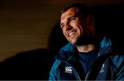 1 November 2018; Tadhg Beirne speaks to the media during an Ireland rugby press conference at the Hyatt Regency in Chicago, USA. Photo by Brendan Moran/Sportsfile
