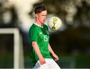 29 October 2018; Craig King of Republic of Ireland U15 during the Republic of Ireland U15 and Republic of Ireland U16 match at FAI National Training Centre in Abbotstown, Dublin. Photo by Seb Daly/Sportsfile