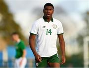 29 October 2018; Sinclair Armstrong of Republic of Ireland U16 during the Republic of Ireland U15 and Republic of Ireland U16 match at FAI National Training Centre in Abbotstown, Dublin. Photo by Seb Daly/Sportsfile