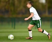 29 October 2018; Adam Wells of Republic of Ireland U16 during the Republic of Ireland U15 and Republic of Ireland U16 match at FAI National Training Centre in Abbotstown, Dublin. Photo by Seb Daly/Sportsfile
