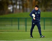 29 October 2018; Republic of Ireland coach Sean St Ledger prior to the Republic of Ireland U15 and Republic of Ireland U16 match at FAI National Training Centre in Abbotstown, Dublin. Photo by Seb Daly/Sportsfile
