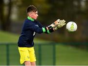 29 October 2018; Aaron Mannix of Republic of Ireland U15 during the Republic of Ireland U15 and Republic of Ireland U16 match at FAI National Training Centre in Abbotstown, Dublin. Photo by Seb Daly/Sportsfile