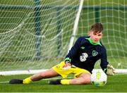 29 October 2018; Aaron Mannix of Republic of Ireland U15 during the Republic of Ireland U15 and Republic of Ireland U16 match at FAI National Training Centre in Abbotstown, Dublin. Photo by Seb Daly/Sportsfile