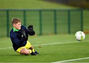 29 October 2018; Lee Morris of Republic of Ireland U15 prior to the Republic of Ireland U15 and Republic of Ireland U16 match at FAI National Training Centre in Abbotstown, Dublin. Photo by Seb Daly/Sportsfile