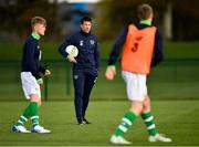 29 October 2018; Republic of Ireland coach Sean St Ledger prior to the Republic of Ireland U15 and Republic of Ireland U16 match at FAI National Training Centre in Abbotstown, Dublin. Photo by Seb Daly/Sportsfile