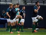 2 November 2018; Jordan Larmour during the Ireland rugby captain's run at Soldier Field in Chicago, USA. Photo by Brendan Moran/Sportsfile