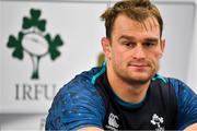 2 November 2018; Ireland captain Rhys Ruddock during a press conference after their captain's run at Soldier Field in Chicago, USA. Photo by Brendan Moran/Sportsfile