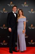 2 November 2018; Kildare footballer Paul Cribbin with Ellen Dowling upon arrival at the PwC All Stars 2018 at the Convention Centre in Dublin. Photo by Sam Barnes/Sportsfile