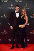 2 November 2018; Dublin footballer Brian Howard with Emer Nolan upon arrival at the PwC All Stars 2018 at the Convention Centre in Dublin. Photo by Ramsey Cardy/Sportsfile