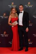 2 November 2018; Kilkenny hurler Eoin Murphy with Gráinne McGrath upon arrival at the PwC All Stars 2018 at the Convention Centre in Dublin. Photo by Ramsey Cardy/Sportsfile