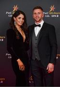 2 November 2018; Galway hurler Aidan Harte with Camilla Hoban upon arrival at the PwC All Stars 2018 at the Convention Centre in Dublin. Photo by Ramsey Cardy/Sportsfile